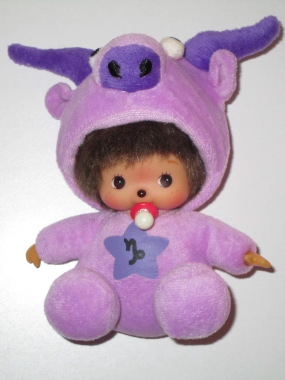 Zodiac Purple Monchhichi Plush